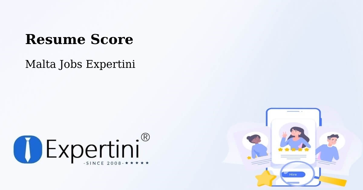 Resume Score & Job Description Match Tool – Senglea - Malta Jobs Expertini